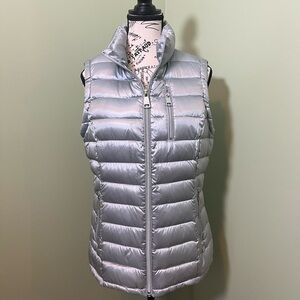 Calvin Klein Silver Puffer Vest